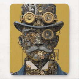 Mousepad Cavalheiro Mecânico Steampunk