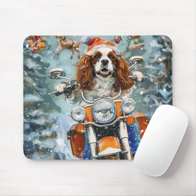 Mousepad Cavalier King Charles Spaniel Natal (Com mouse)