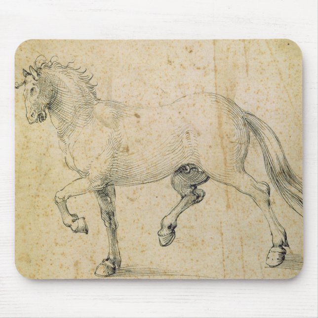 Mousepad Cavalo, 1503 (caneta e tinta no papel) (Frente)