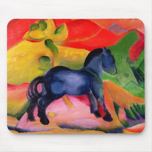 Mousepad Cavalo azul pequeno, 1912 (Frente)
