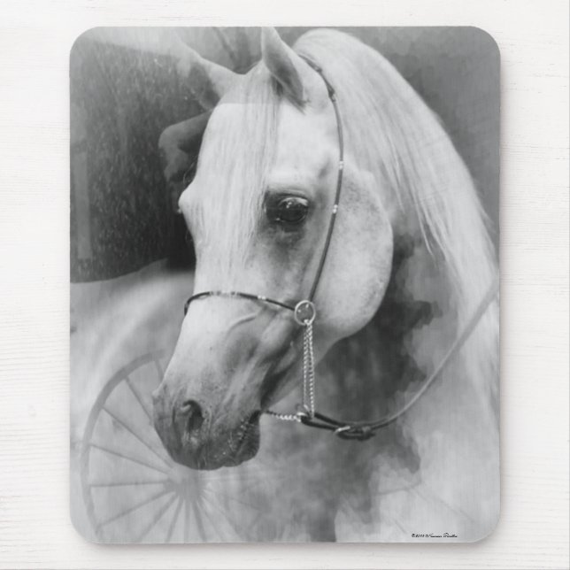 Mousepad Cavalo Branco (Frente)