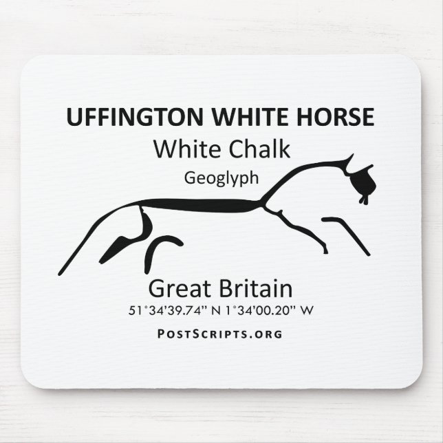 Mousepad Cavalo Branco de Uffington (Frente)