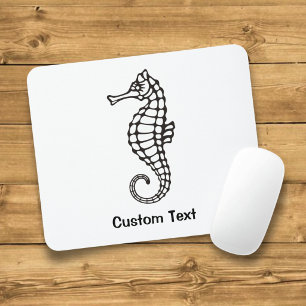 Mousepad Cavalo-da-costa preto