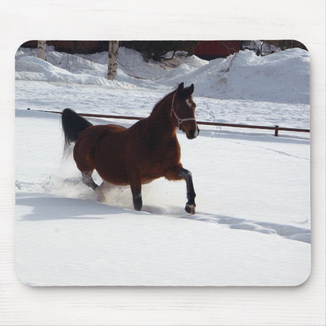 Mousepad Cavalo da neve (Frente)