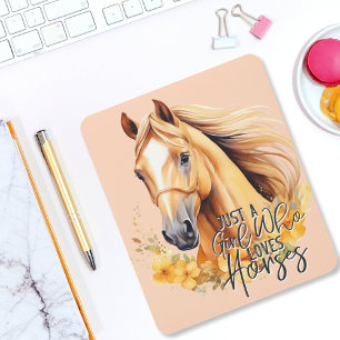 Mousepad Cavalo de Aquarela Cuja Cadeza