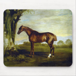 Mousepad Cavalo de Arroz de Castanha em Paisagem (George St