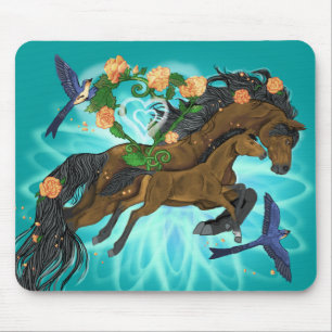 Mousepad Cavalo de mamão e potro
