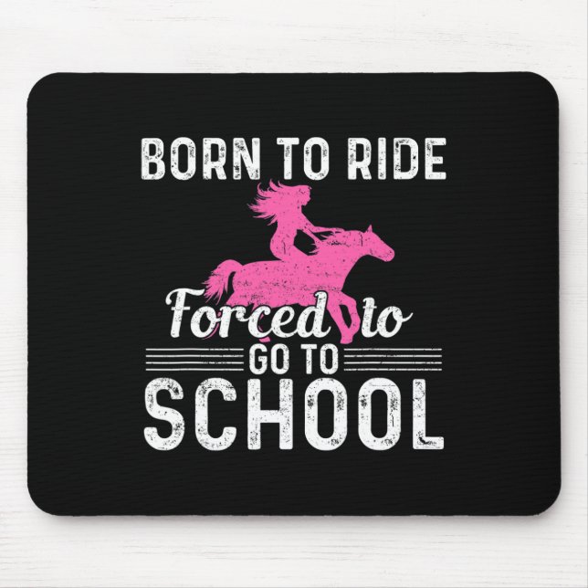 Mousepad Cavalo De nascer Forçado A Ir Para O Cano De Diver (Frente)