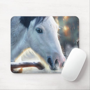 Mousepad Cavalo de Natal e Coruja Bonita