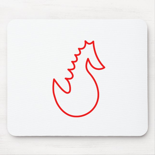 Mousepad Cavalo de Obra Adorável (Frente)