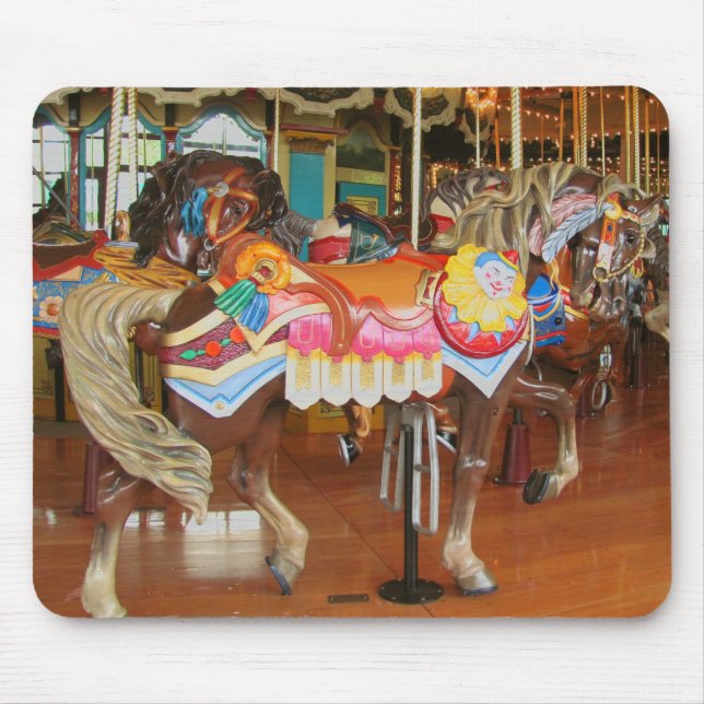 Mousepad Cavalo do carrossel (Frente)