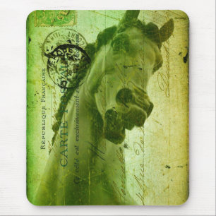 Mousepad Cavalo do Grunge Cartão-Como