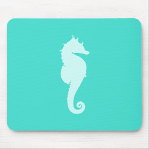 Mousepad Cavalo do Mar de Turquesa