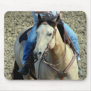 Mousepad Cavalo do rodeio do Buckskin