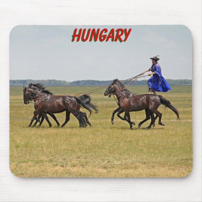 Mousepad Cavalo e cavalos da Hungria (Frente)