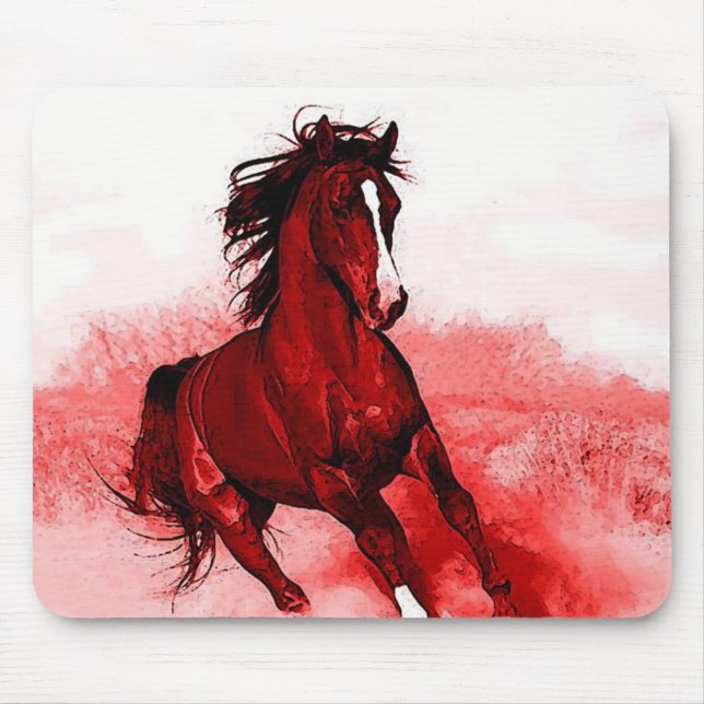 Mousepad Cavalo em Execução (Frente)