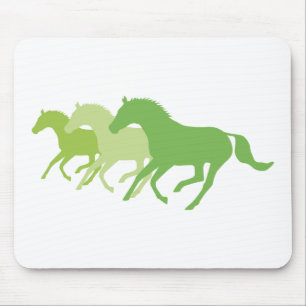 Mousepad Cavalo em Execução (Verde)