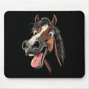 Mousepad Cavalo legal Mostrando Cavalos De Língua Que Andam