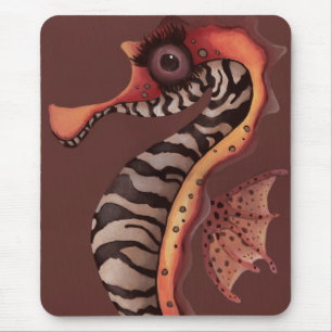 Mousepad Cavalo marinho da zebra
