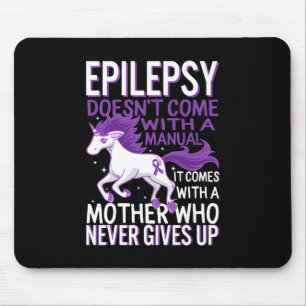 Mousepad Cavalo Unicórnio de Conscientização da Epilepsia F