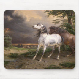 Mousepad Cavalos Assustados pela Tempestade (por Carle Vern