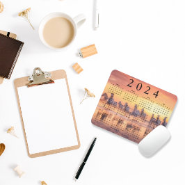 Mousepad Cavalos Brancos de Camargue no Calendário do Sunse