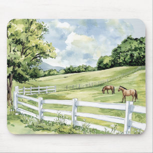 Mousepad Cavalos da Fazenda Green Pastures