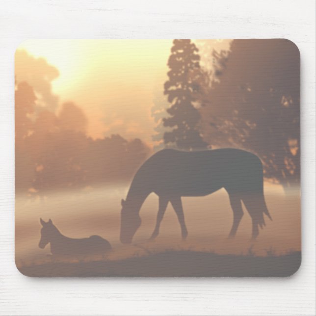 Mousepad Cavalos da manhã (Frente)
