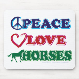 Mousepad Cavalos de Amor-Paz