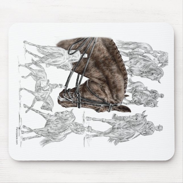 Mousepad Cavalos de Dressagem Coletados FEI (Frente)