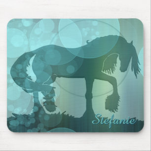 Mousepad Cavalos do Coração VI (bolhas de chá)