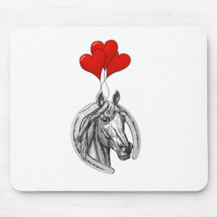 Mousepad Cavalos e Corações