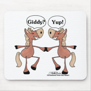 Mousepad Cavalos Giddy Up
