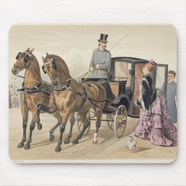 Mousepad Cavalos ingleses (Frente)