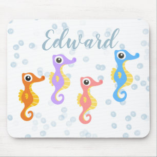 Mousepad Cavalos-marinhos bonitos 