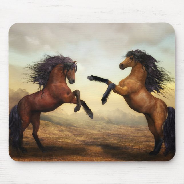 Mousepad Cavalos Selvagens (Frente)