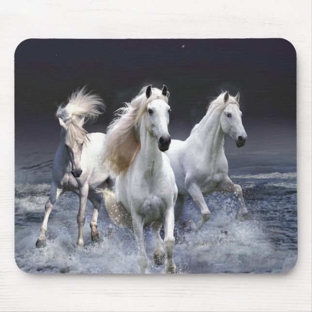 Mousepad Cavalos travesseiros decorativos (Frente)