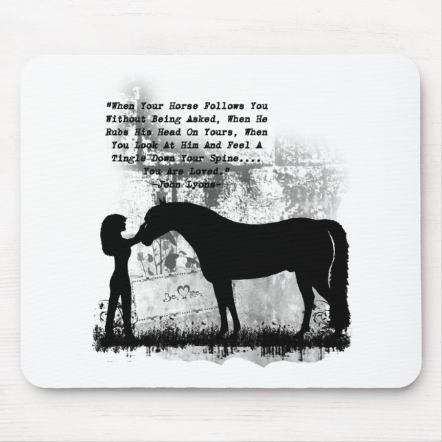 Mousepad Cavalos você é amado (Frente)