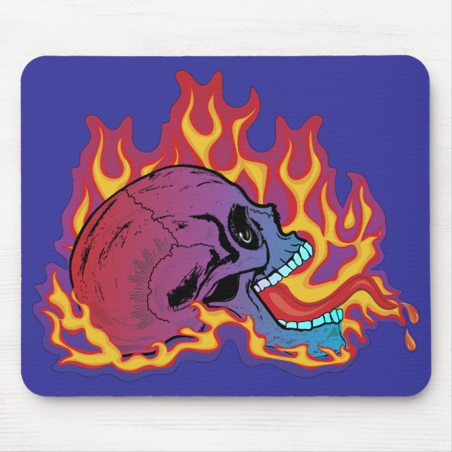 Mousepad Caveira Apagadora Colorida (Frente)