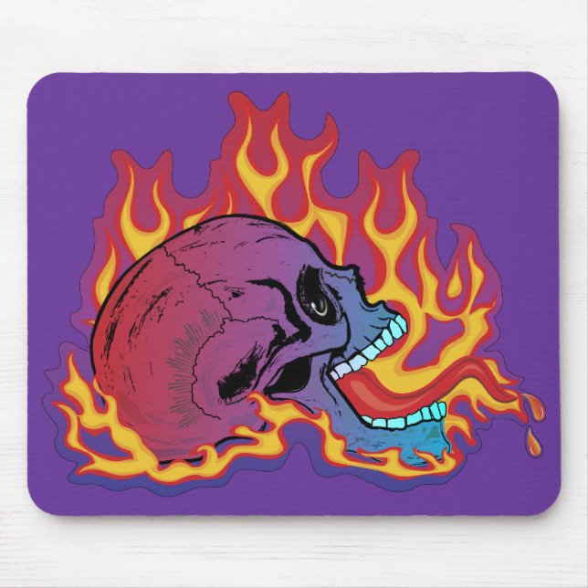 Mousepad Caveira Apagadora Colorida (Frente)