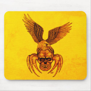 Mousepad Caveira-aranha com águia