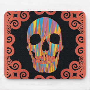 Mousepad Caveira Colorida