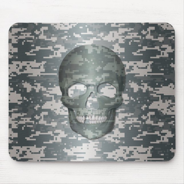 Mousepad Caveira da Camada Digital 3D (Frente)
