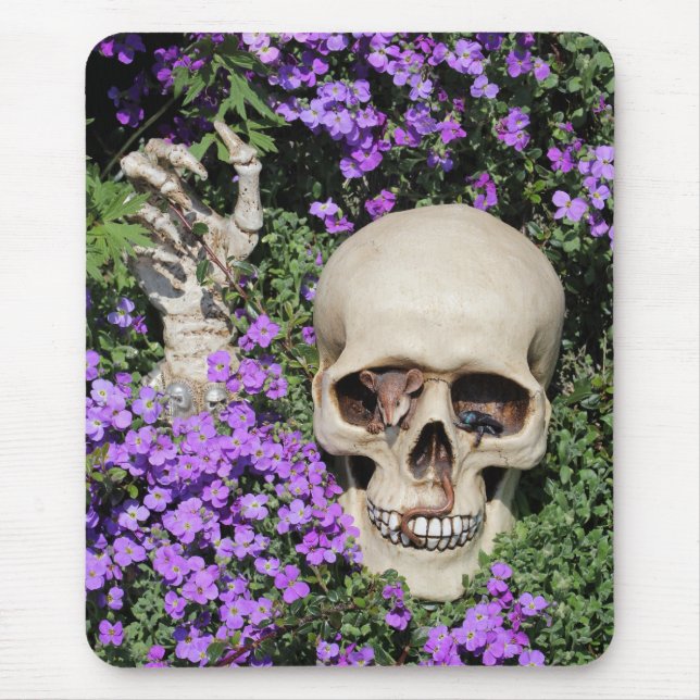 Mousepad Caveira - Gothic Mauspad (Frente)