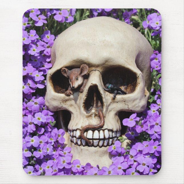 Mousepad Caveira - Gothic Mauspad (Frente)