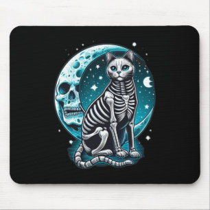 Mousepad Caveira - Ideia de fantasia de Halloween do esquel