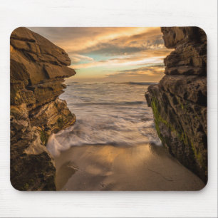 Mousepad Caverna marinha na Praia de Windansea