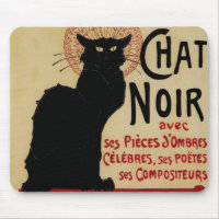 Ce Soir Chat Noir Black Cat, Vintage Art Nouveau