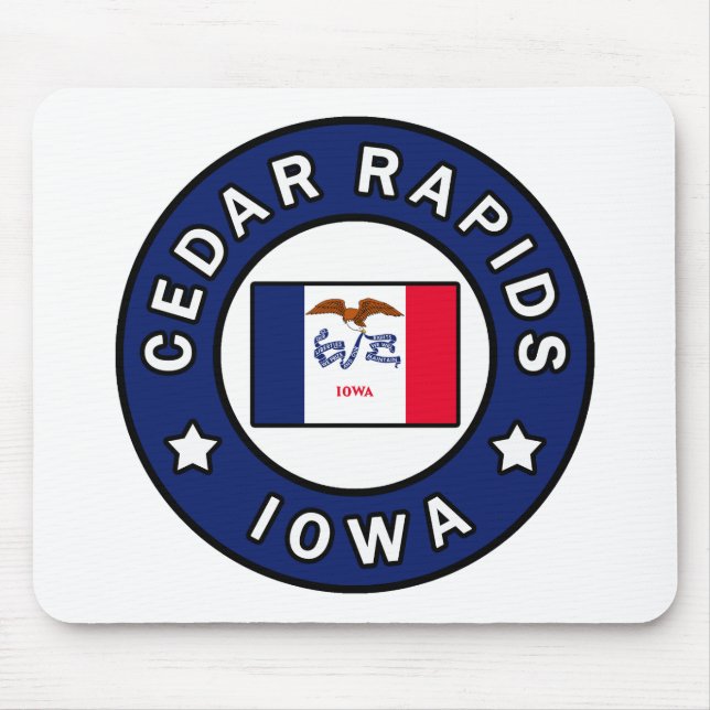 Mousepad Cedar Rapids Iowa (Frente)