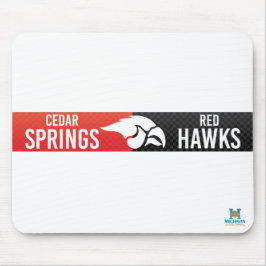 Mousepad Cedar Springs Red Hawks #3